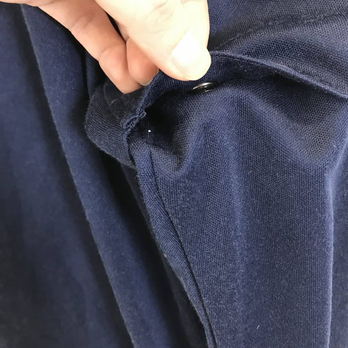 아디다스 네이비 스냅 트랙탑 [M] 상품이미지4