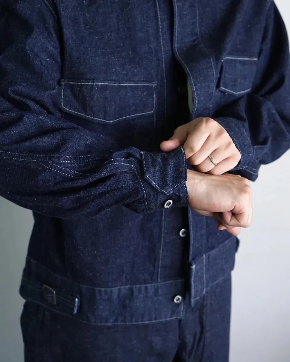 25aw Roval Canadian Navy Denim Work jkt 상품이미지9