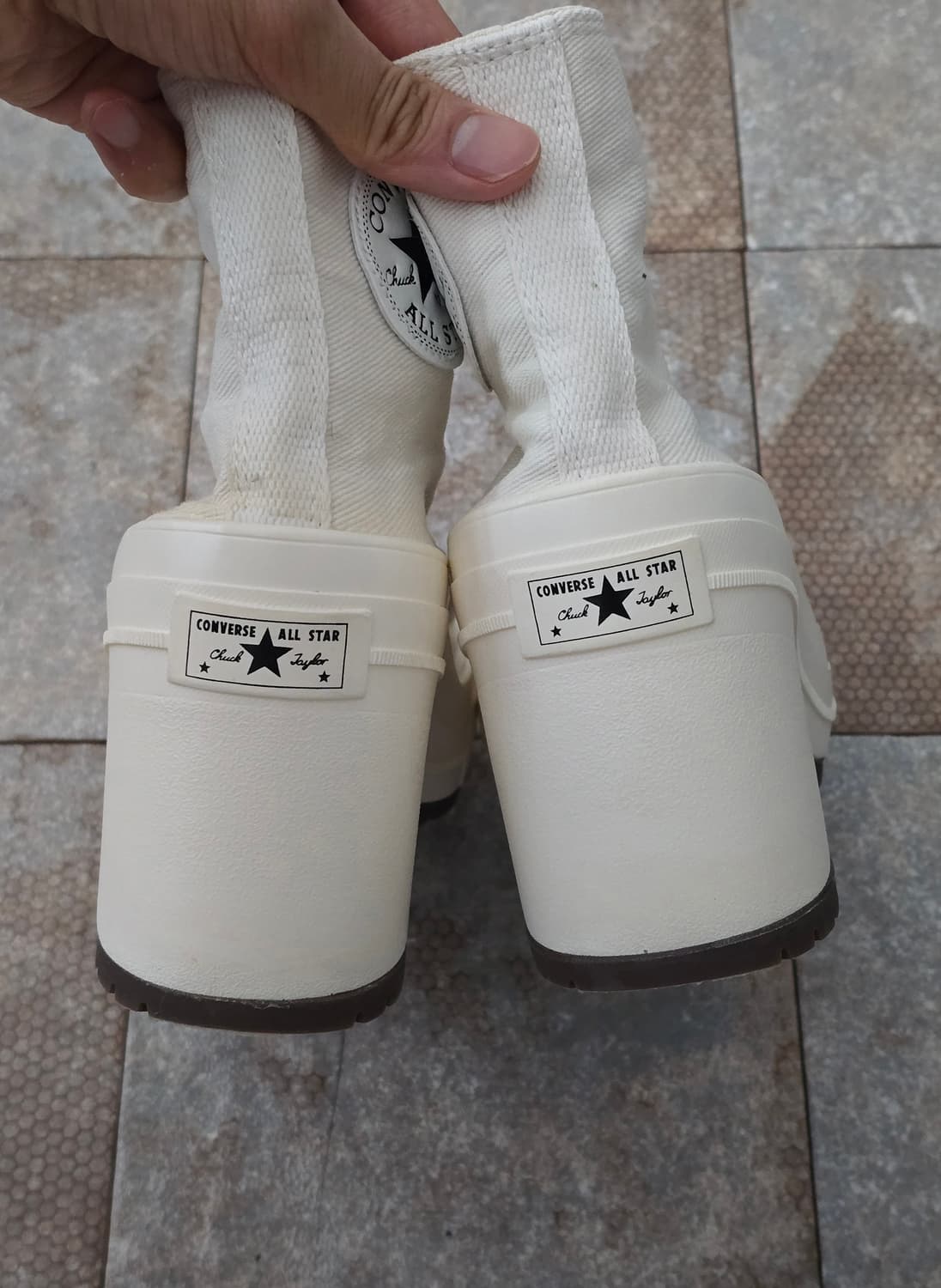 (245)컨버스 척 70 디 럭스 힐 에그렛 화이트  상품이미지9