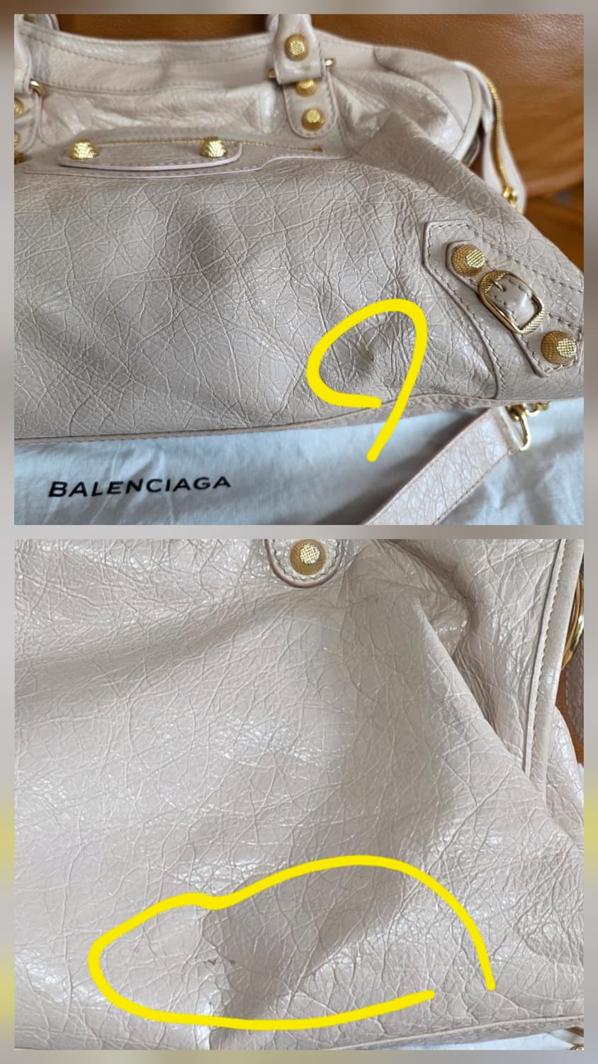 정품 발렌시아가 모터백 르시티 시티백 미듐 상품이미지7