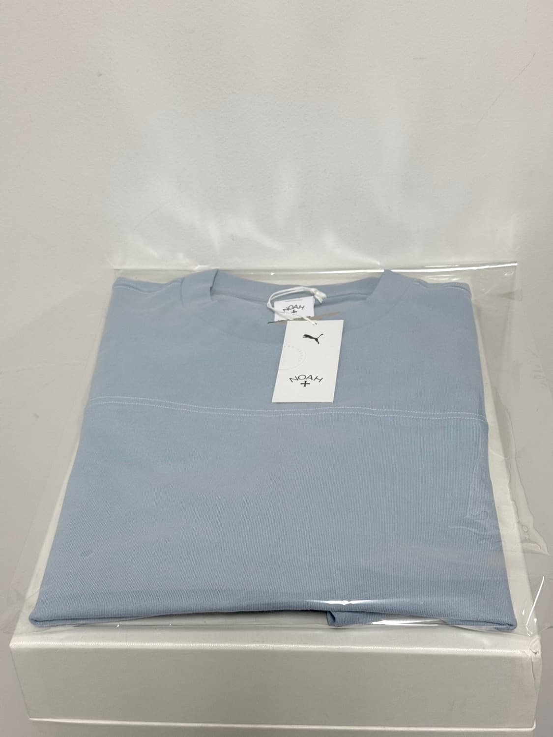 [XL] 노아 X 푸마 반팔티셔츠 반팔티 티셔츠 블루워시 상품이미지5