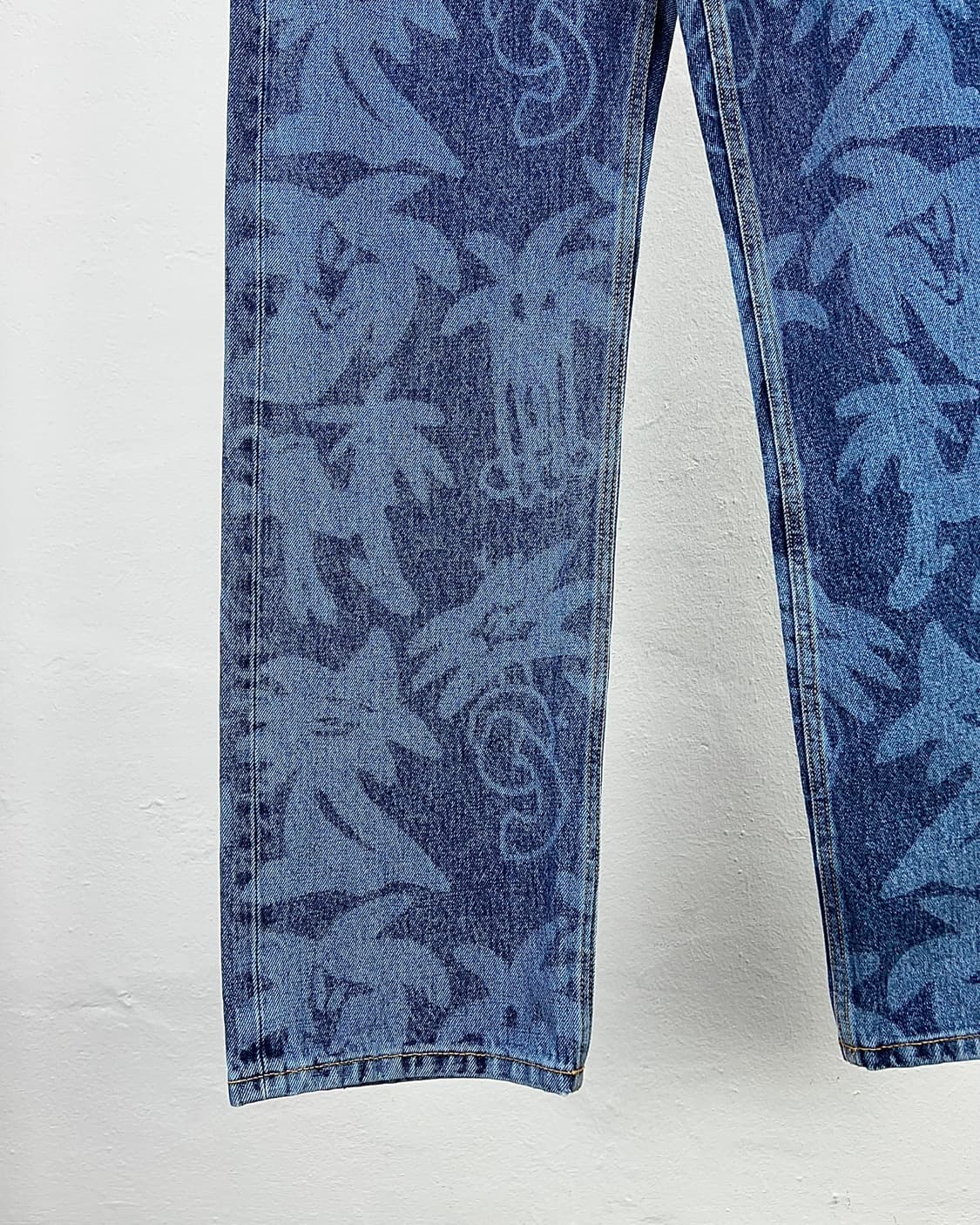 팜엔젤스 23fw 팔미티 올 오버 레이저 팜트리 데님 팬츠 상품이미지4