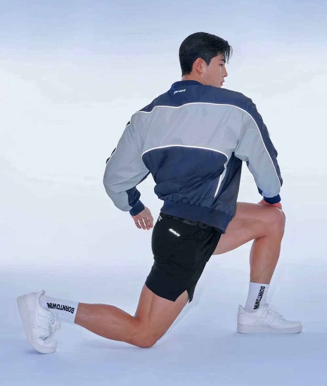 [새상품] 본투윈 BRNTW 윈드 테크 우븐 탑 상품이미지2