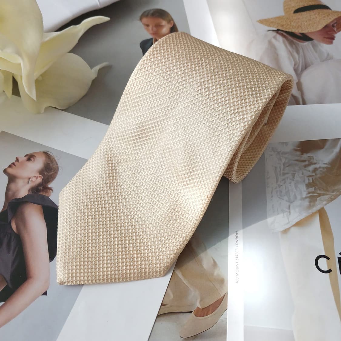 지안프랑코 페레 실크 텍스처드 넥타이 9.2cm A+등급 A18899
 상품이미지2