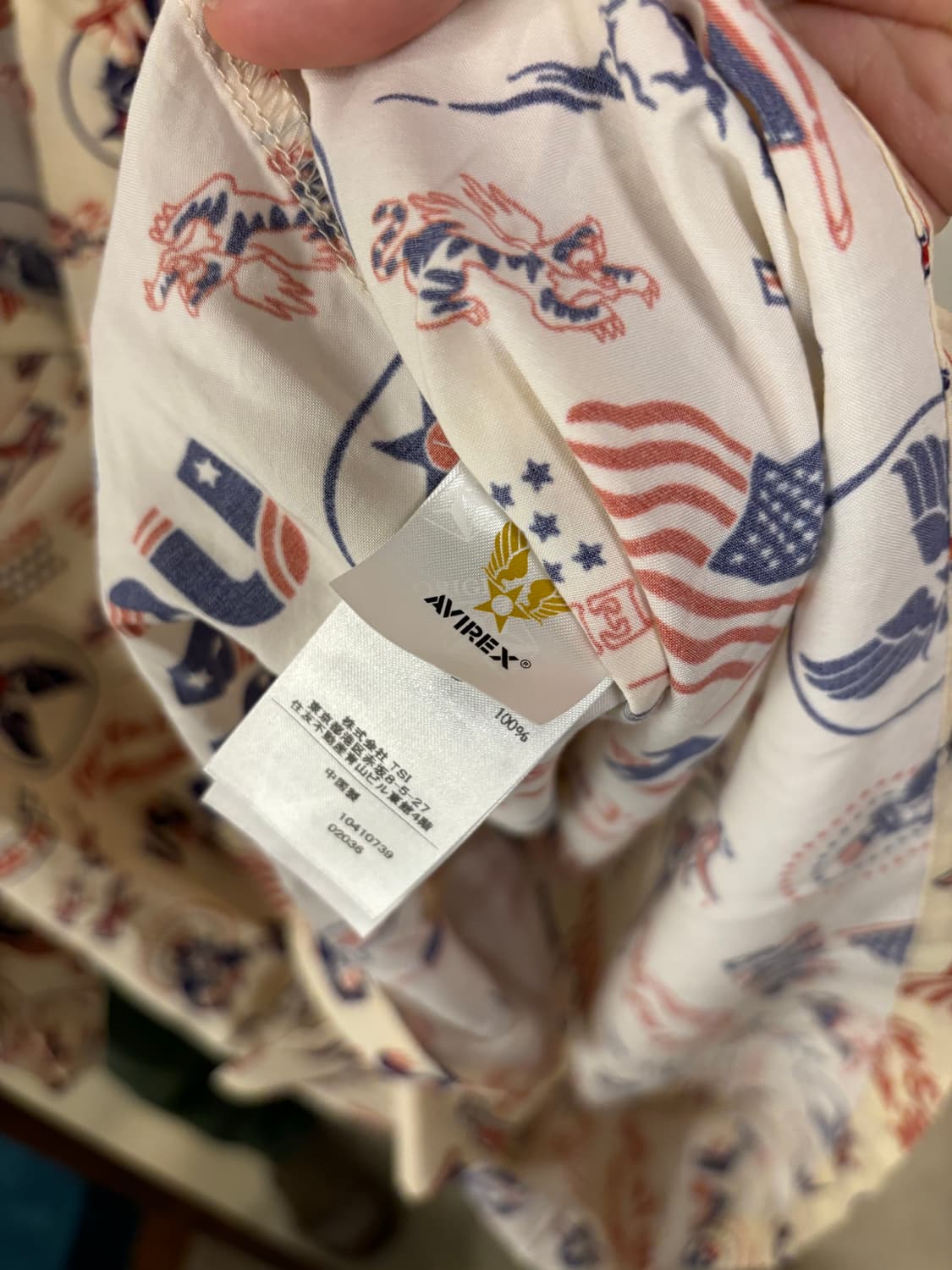 아비렉스 USAF 셔츠 상품이미지5