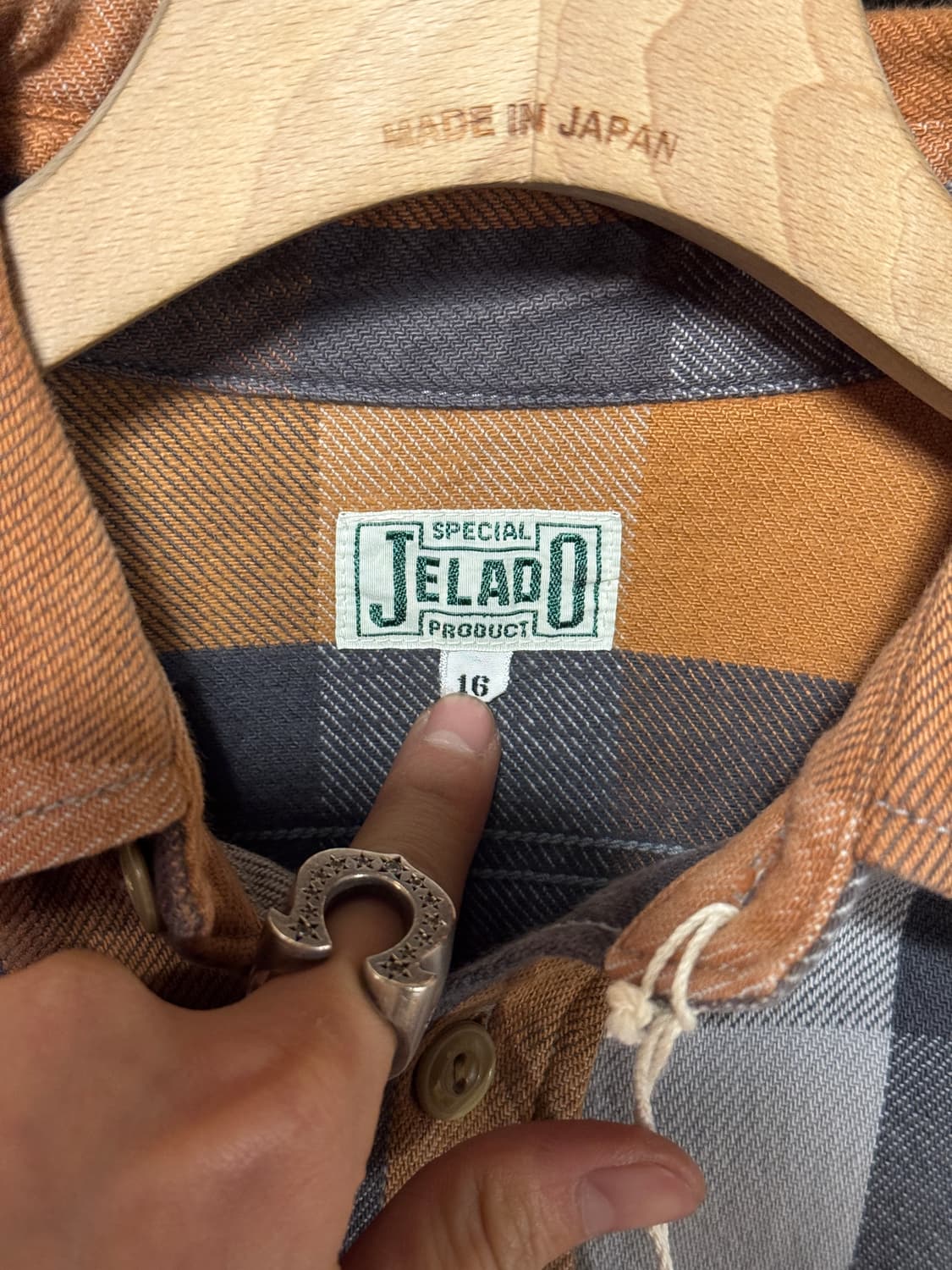 제라도 코튼플란넬 체크셔츠 (16) 상품이미지5