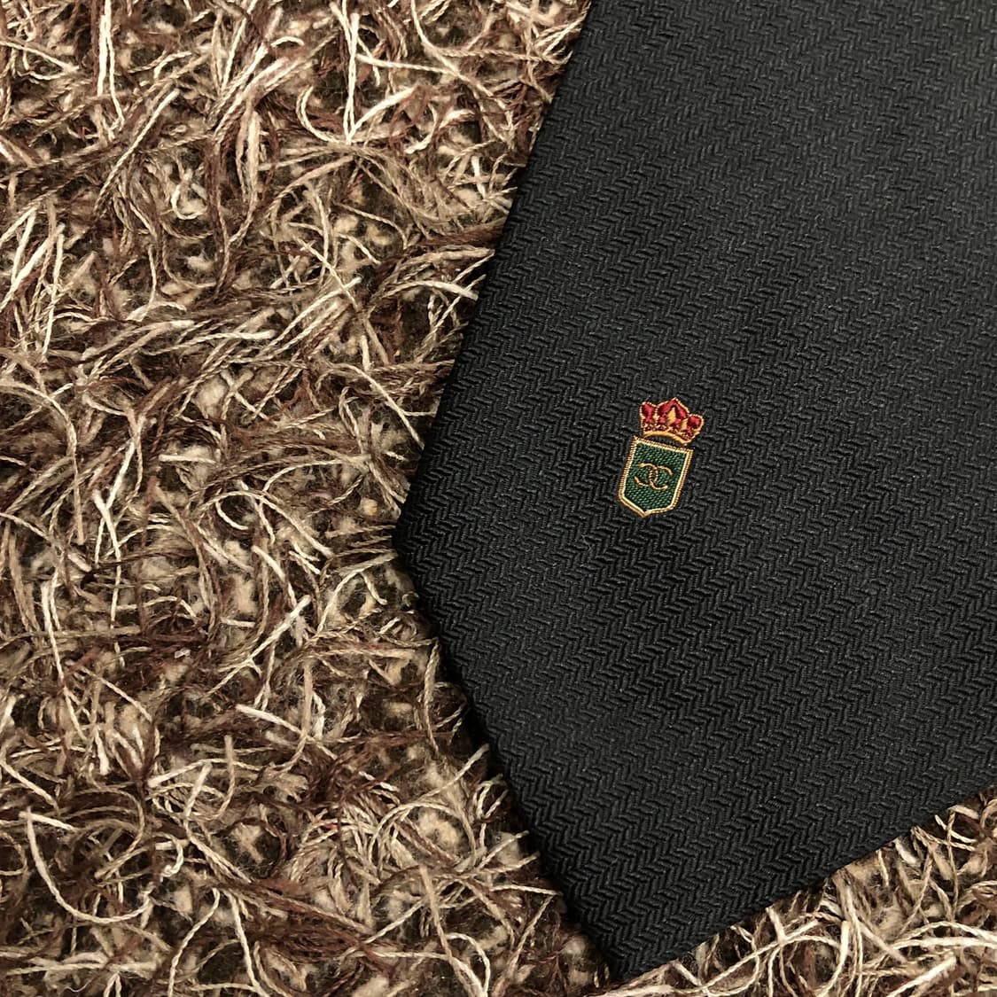 빈티지 샤넬 로고 실크 넥타이 상품이미지2