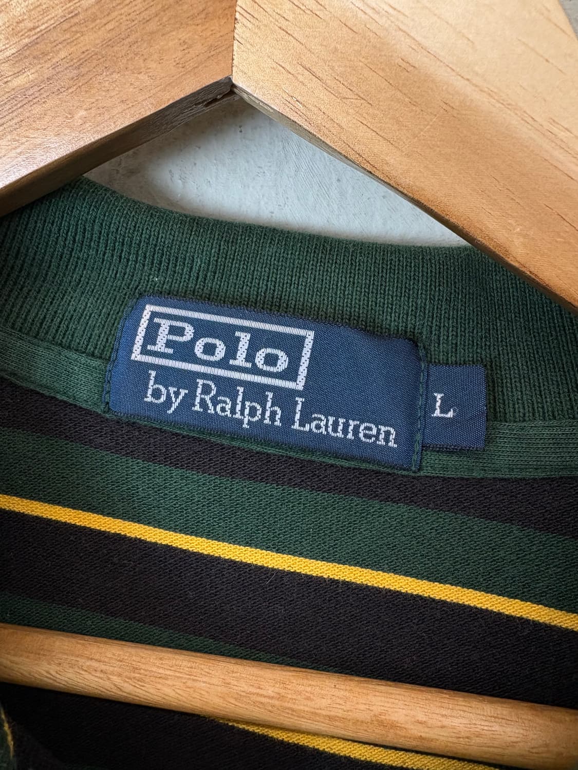 폴로랄프로렌 빈티지 스트라이프 긴팔 카라티 상품이미지6