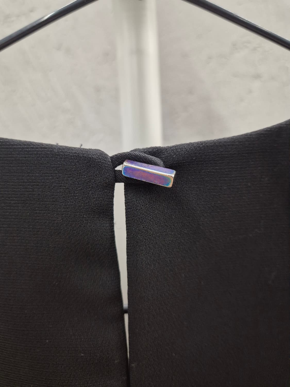 마쥬 블랙 화이트 배색 블라우스 38 상품이미지7