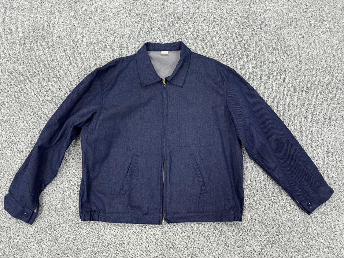 [XL] 80s 데드스탁 데님 블루종 상품이미지1