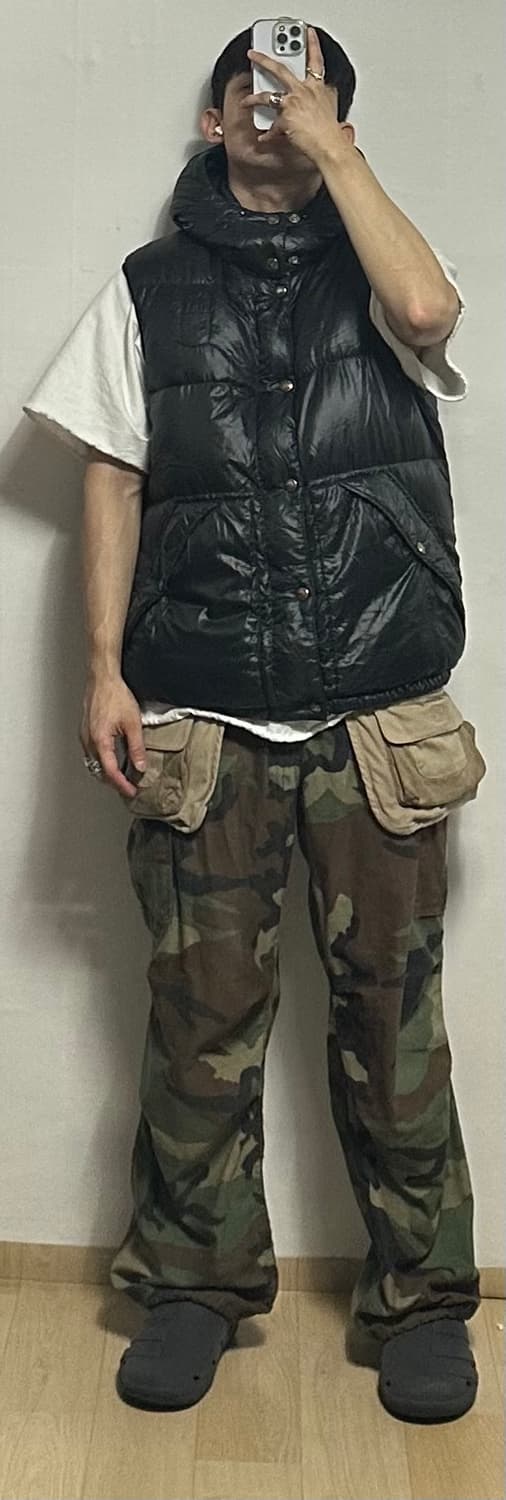 폴로 랄프로렌 레더패치 패딩 베스트 상품이미지4