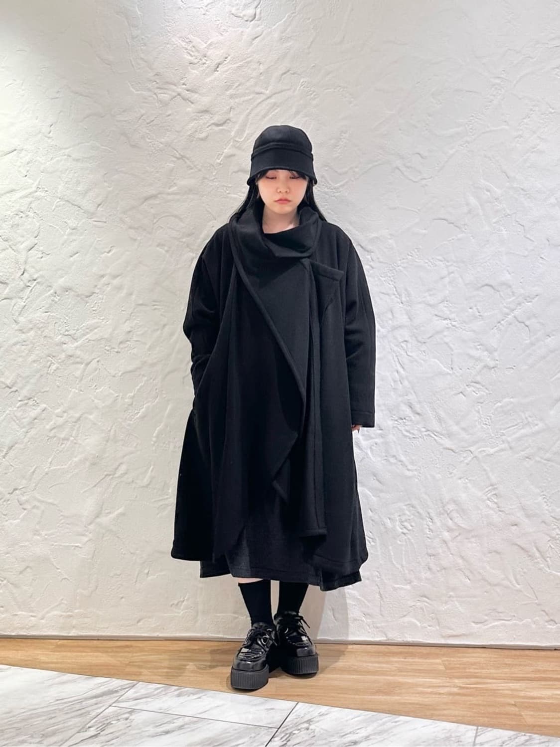 LIMI feu Wool Stole Coat 상품이미지5