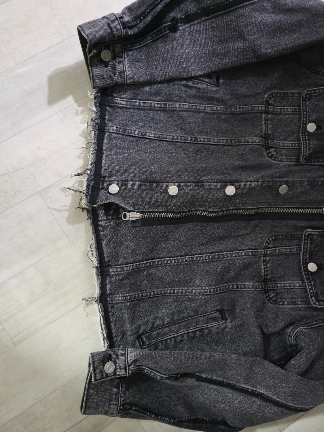 앤더슨벨 인사이드아웃 데님 자켓 M 상품이미지3