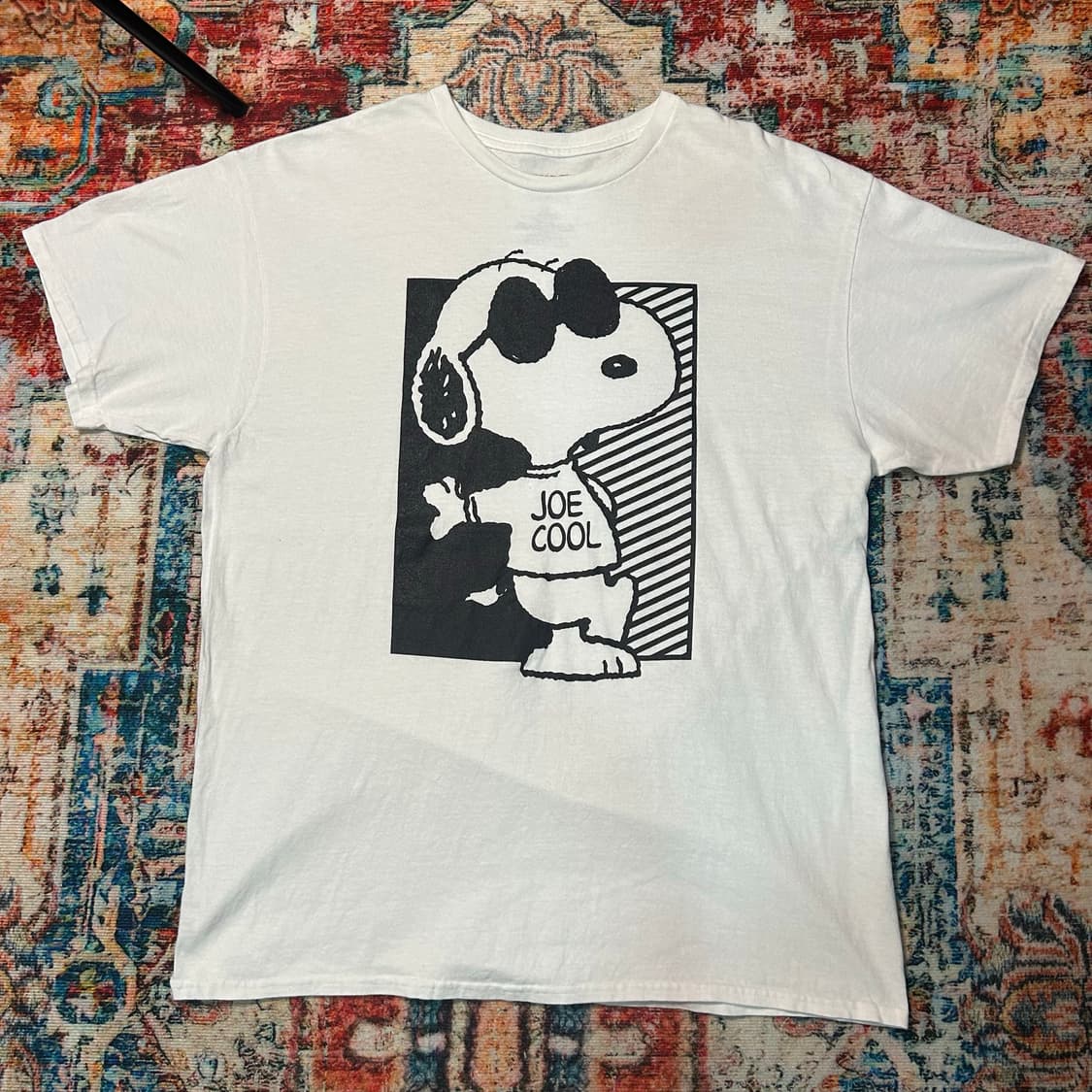 [2XL] 빈티지 스누피 joe cool 카툰 반팔 상품이미지1