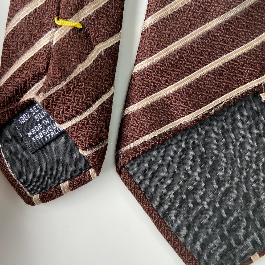 펜디 (FENDI) 스몰 FF 모노그램 정품 명품 넥타이 상품이미지6