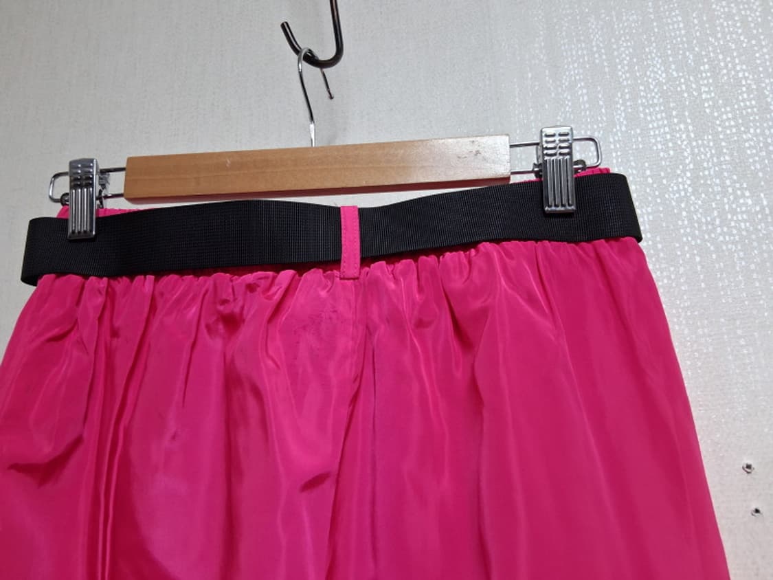 Shein 핫핑크 벨트 카고 조거팬츠 바람막이 소재 26까지  새옷상태  상품이미지5