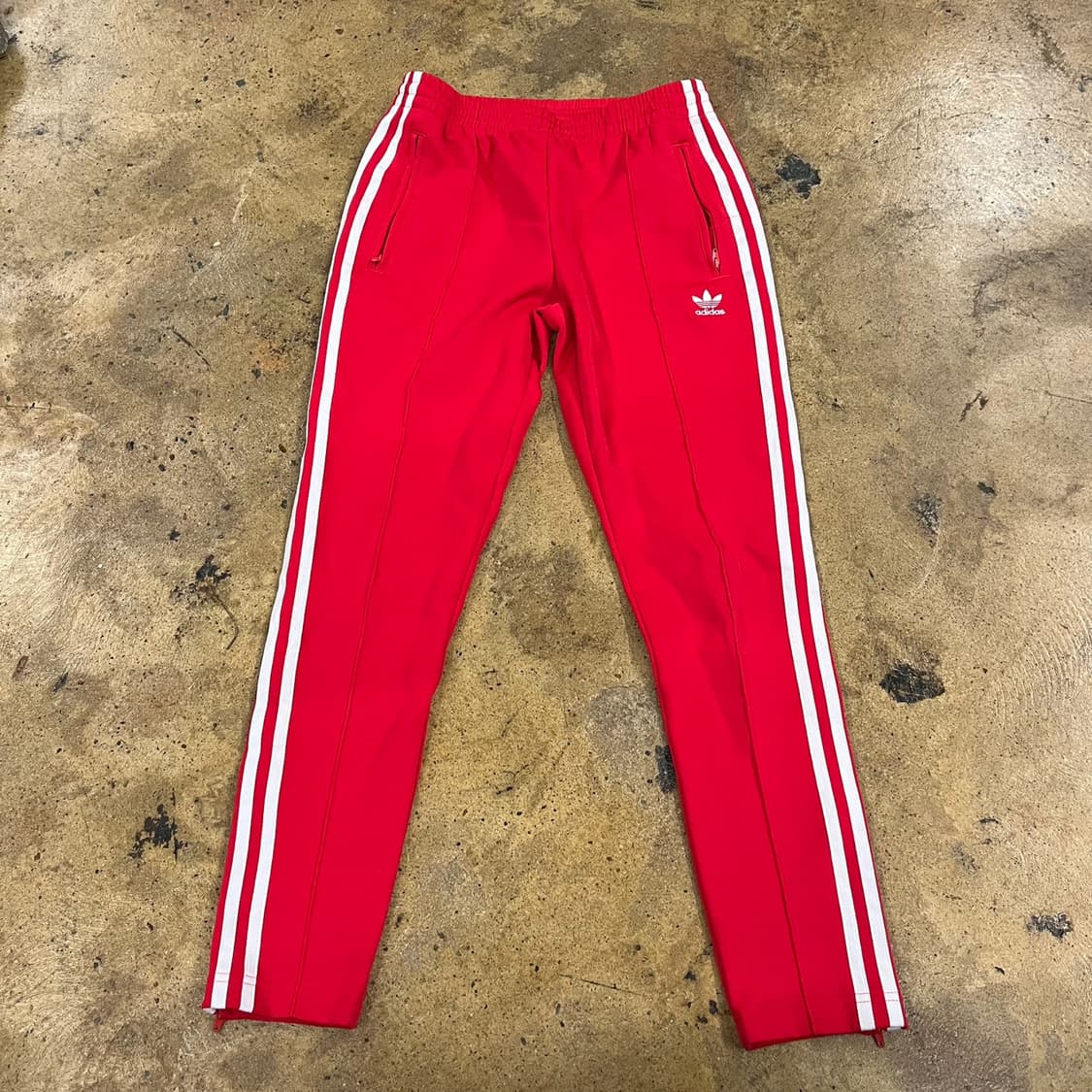 [정품/XS] 아디다스 삼선 트레이닝 바지 레드 b19 상품이미지2