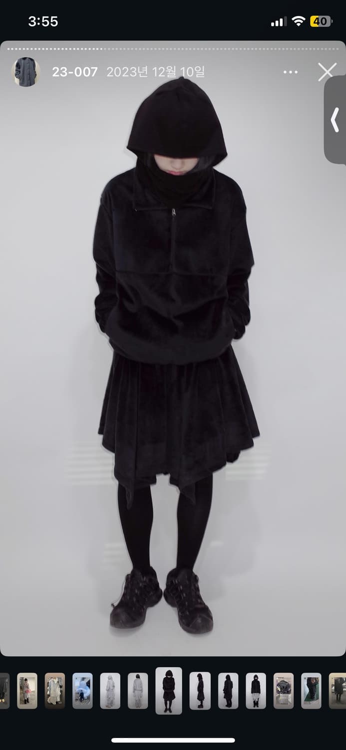 지초이 23-007 반집업 플리스아노락 상품이미지1