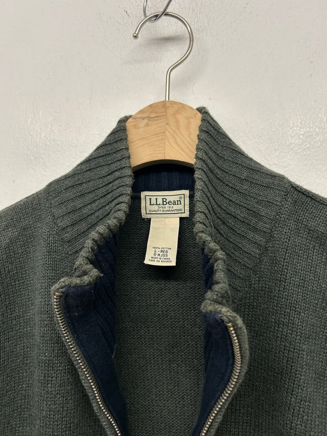 LLBean 하프넥 코튼 니트 스웨터 상품이미지3