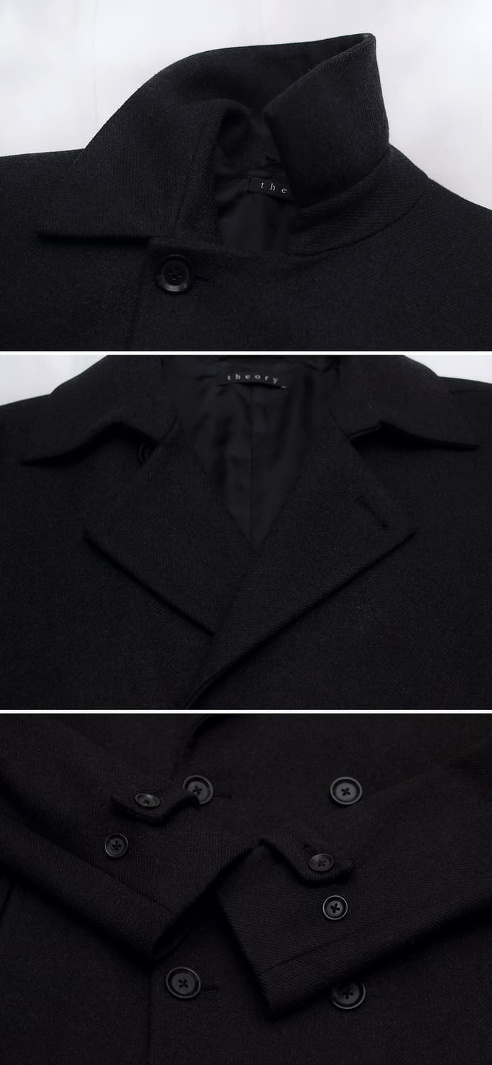 띠어리 (Theory) 버진울 캐시미어 더블 피코트 자켓 (100) 상품이미지9