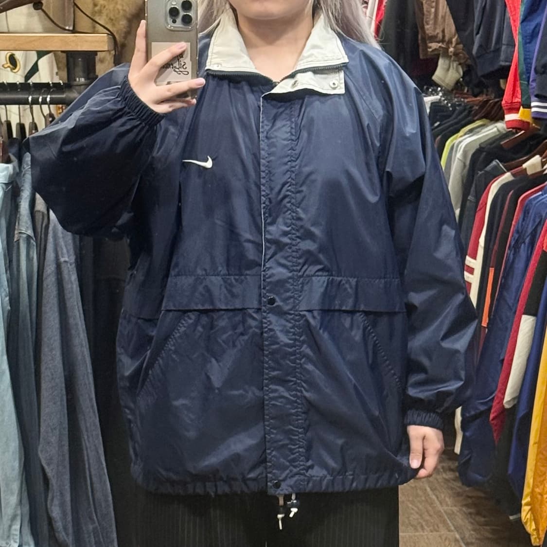 [HI] 나이키 바람막이 네이비  상품이미지2