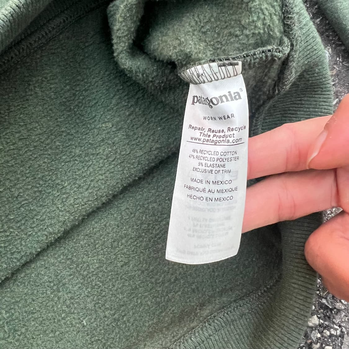 파타고니아 파타고니아 그린 맨투맨 티셔츠 상품이미지6