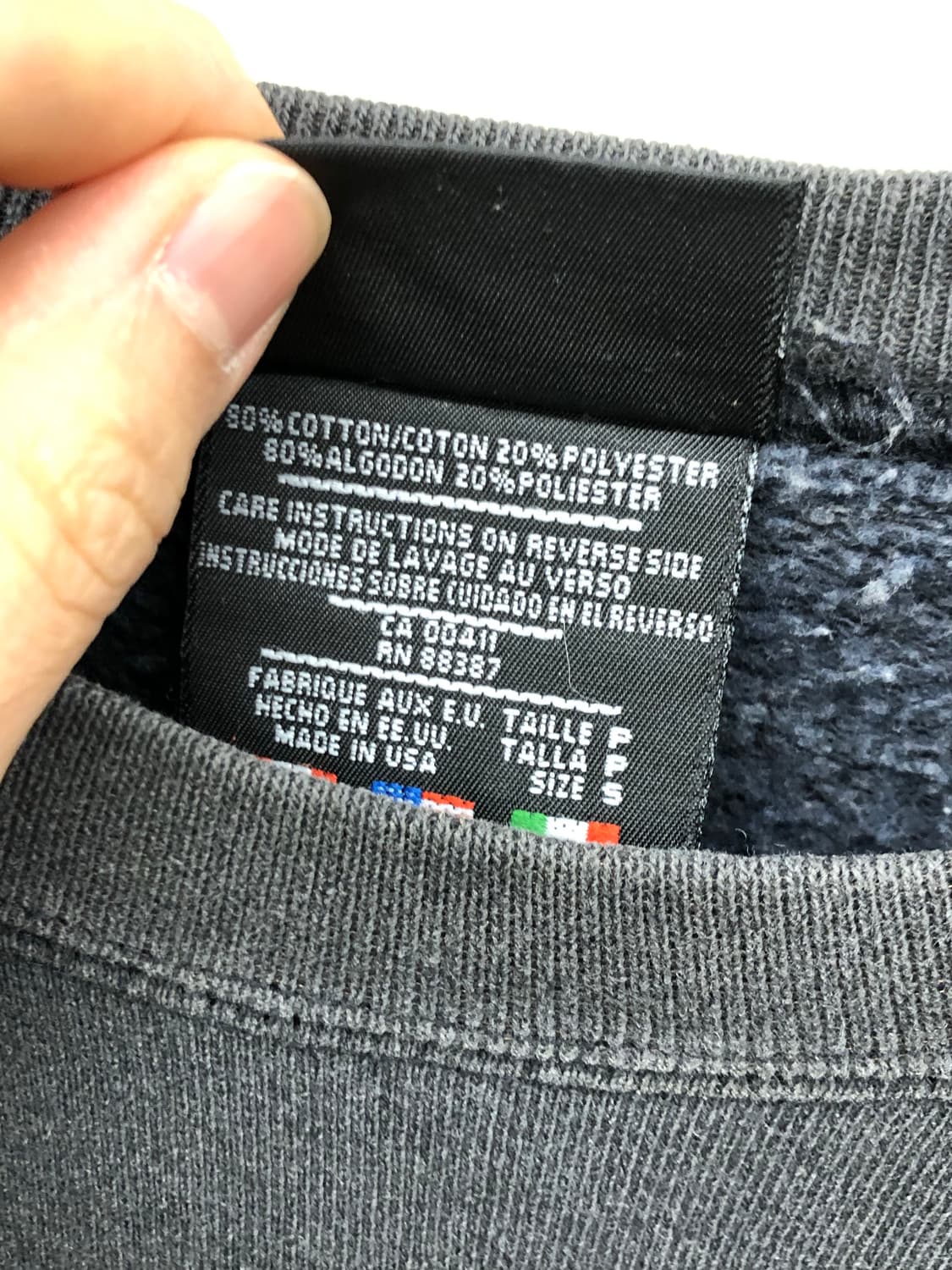 8-90s 아디다스 빅로고 맨투맨 상품이미지5