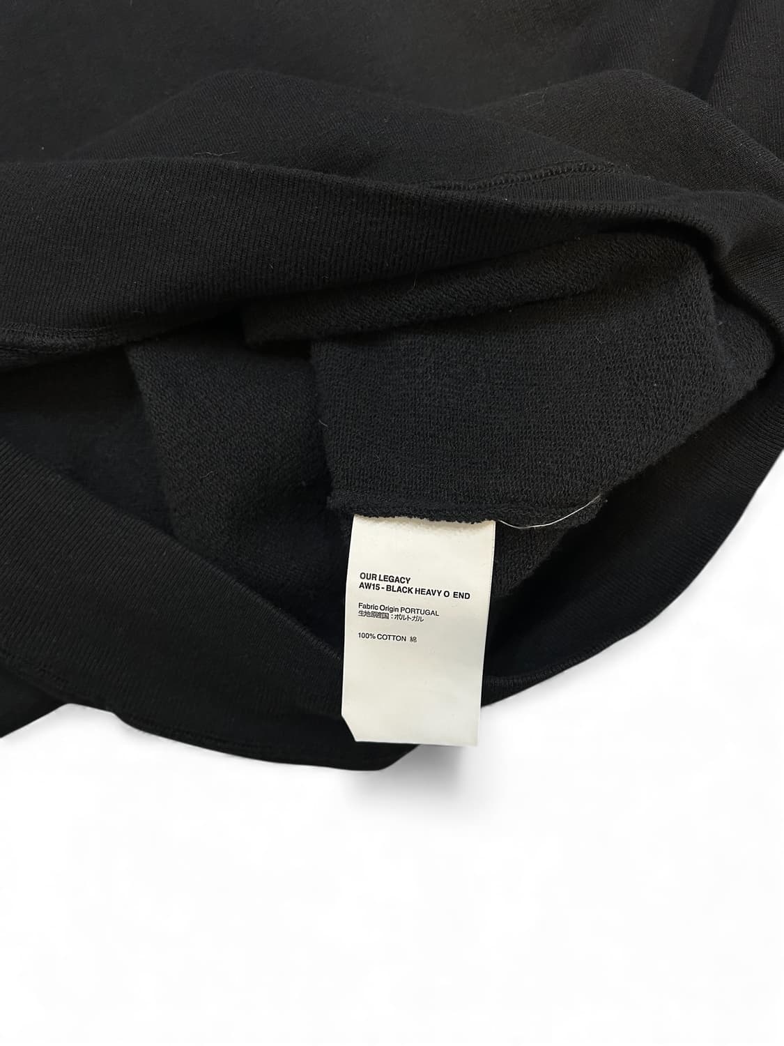 OURLEGACY 15AW Black sweatshirt 상품이미지5