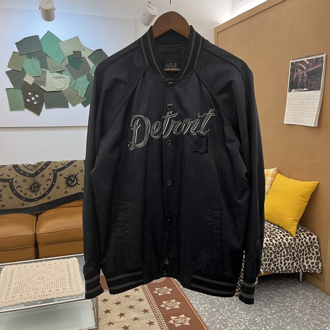 MLB 티트로이트 스트릿 펑크 스컬 바시티 자켓 105 C10067 상품이미지3