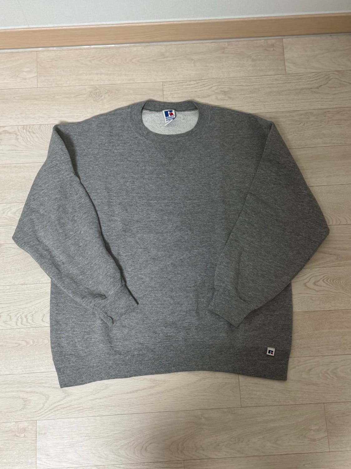 90s russell sweat shirt grey XL 상품이미지1