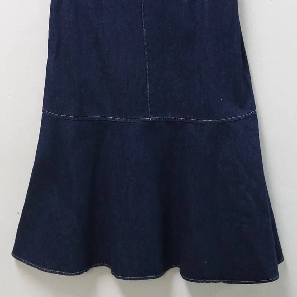 지알엘 머메이드 뒷밴딩 데님 롱 스커트 62022 상품이미지4