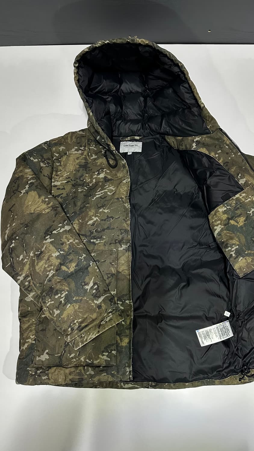 칼하트 카모 플리스 후드 자켓 상품이미지3