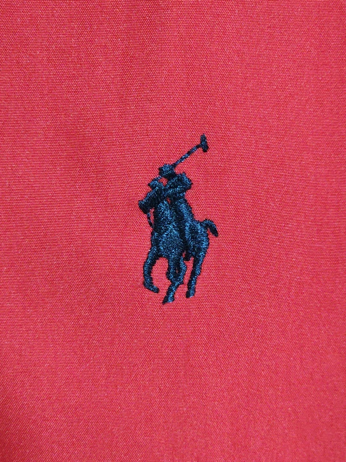 (L) 랄프로렌 폴로 자켓 빨강 하이넥 로고 점퍼 캐주얼  상품이미지4