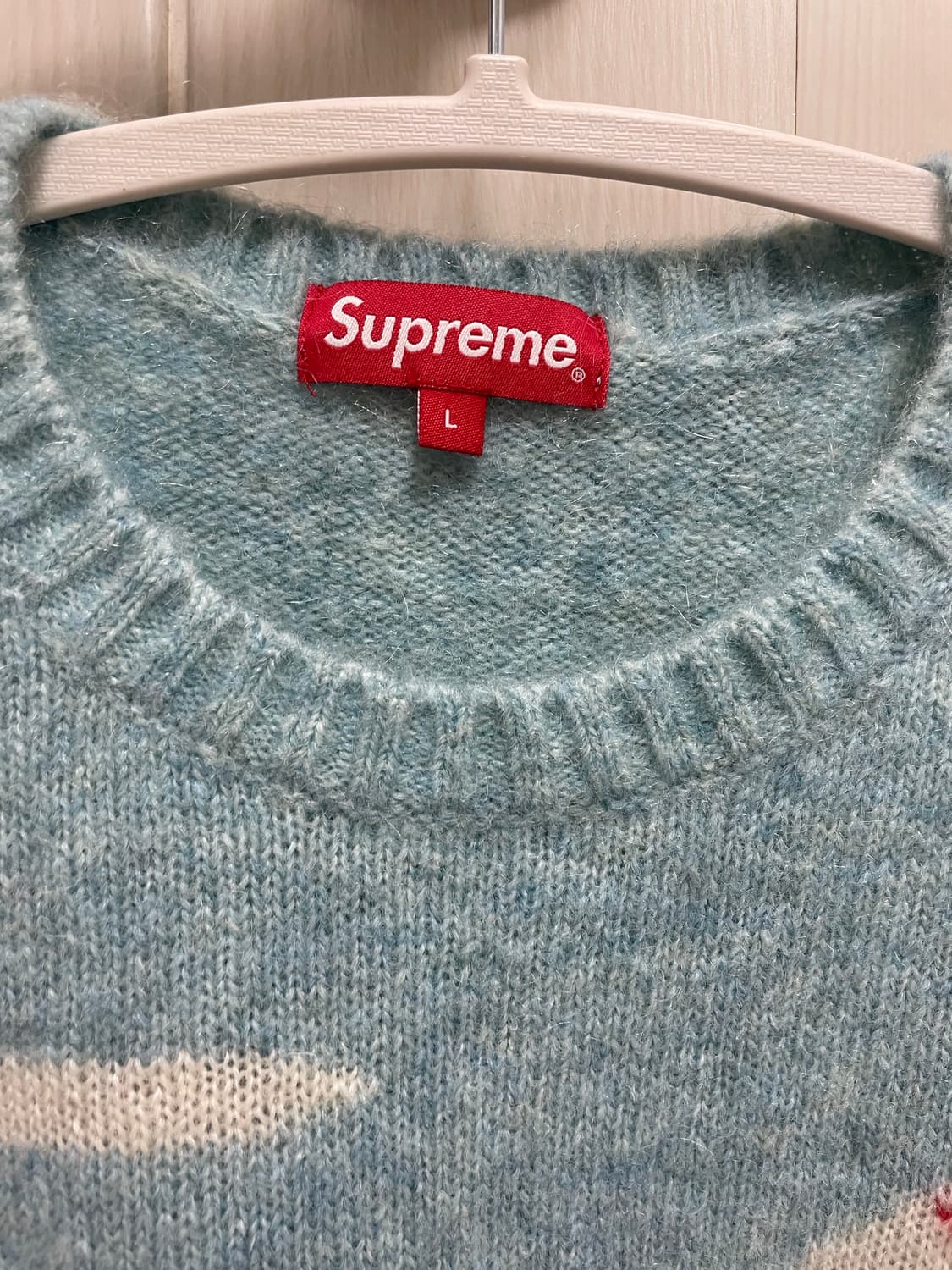 22FW 슈프림 로켓 스웨터 블루 (L) 상품이미지3