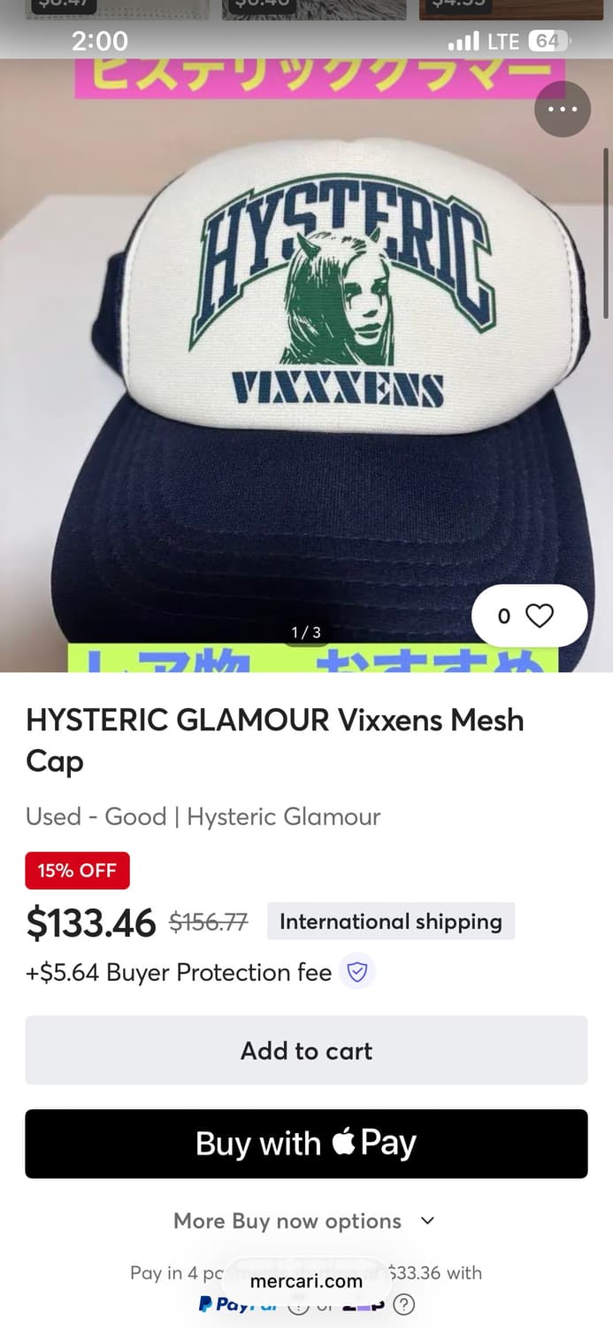 Hyseric Glamour VIXXXENS Trucker Cap 상품이미지7