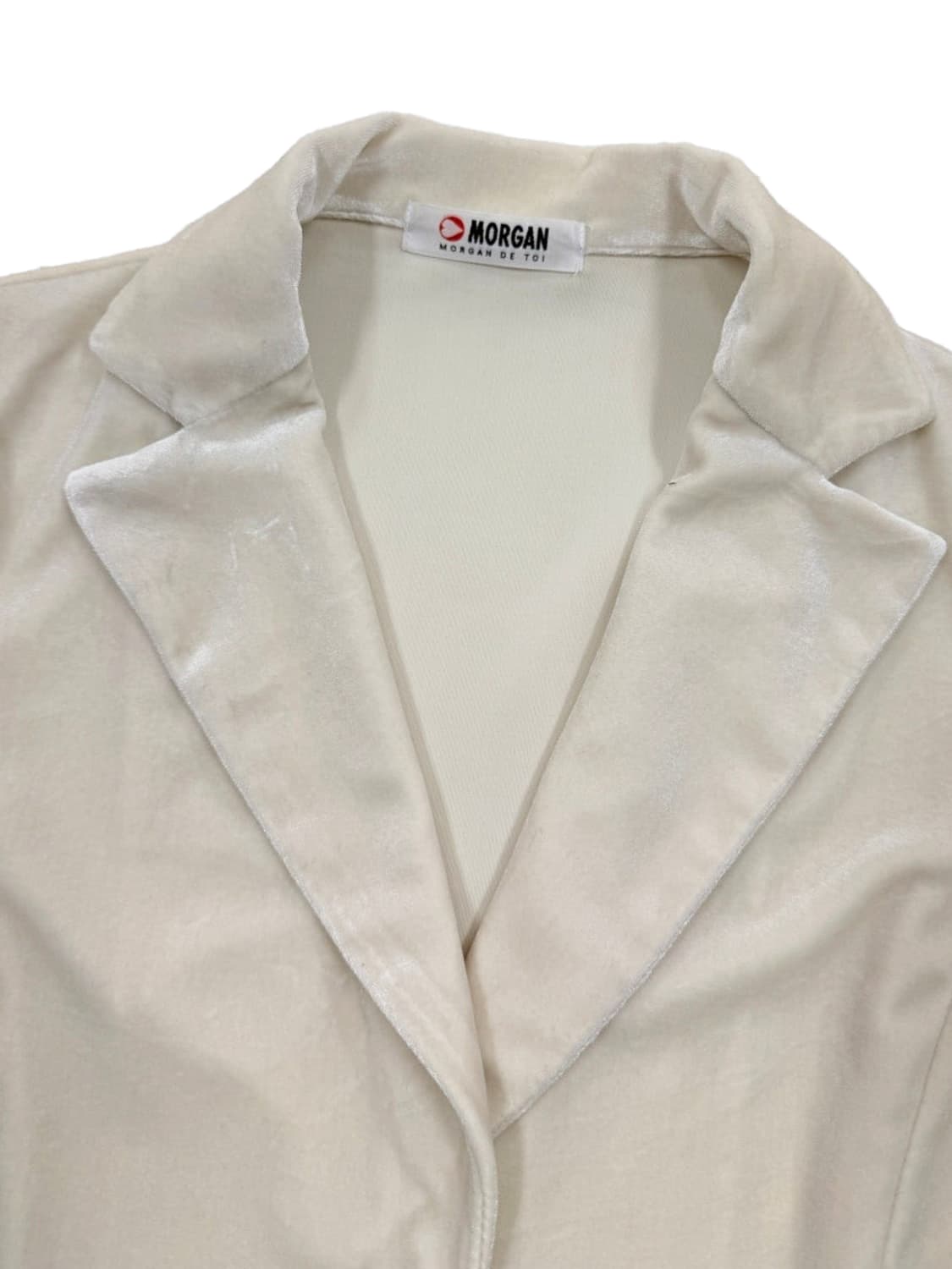 빈티지 러블리 리본 캡소매 벨벳 자켓 상품이미지3