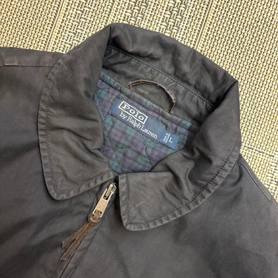 폴로 랄프로렌 베이포트 블랙워치 패턴 안감 자켓 상품이미지3