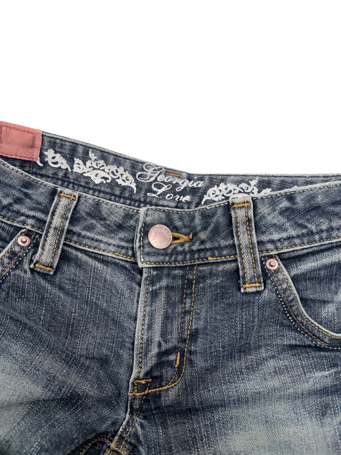 빈티지 Georgia Love 로루라이즈 데님 팬츠 상품이미지5