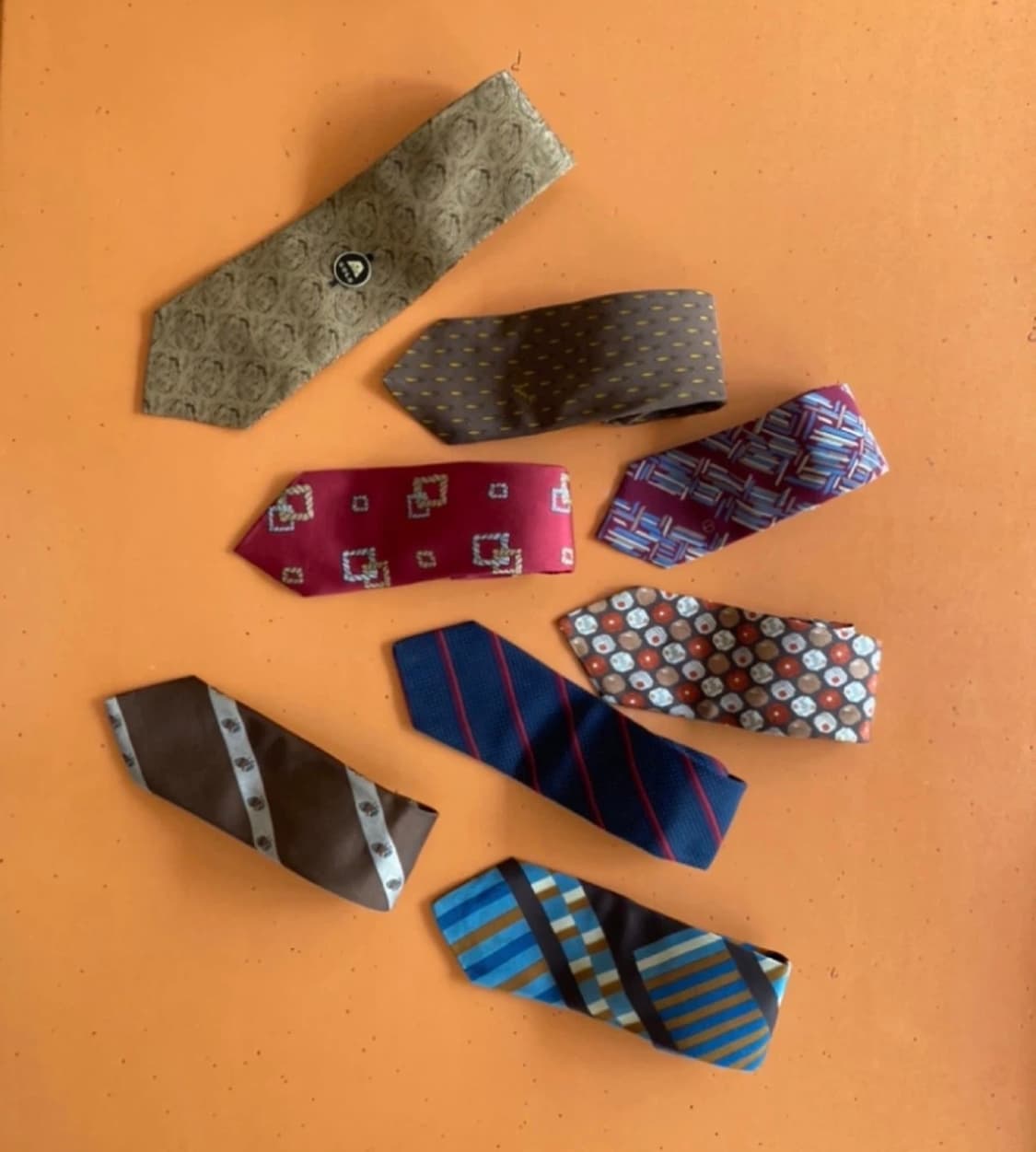 오래된 넥타이 (조부모님 옷장정리) 8개 일괄 상품이미지1