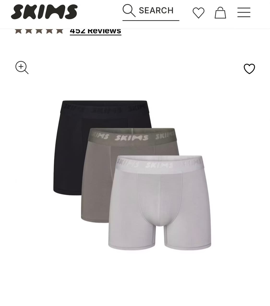 새상품) 스킴스 드로즈 팬티 L 멀티컬러 상품이미지5
