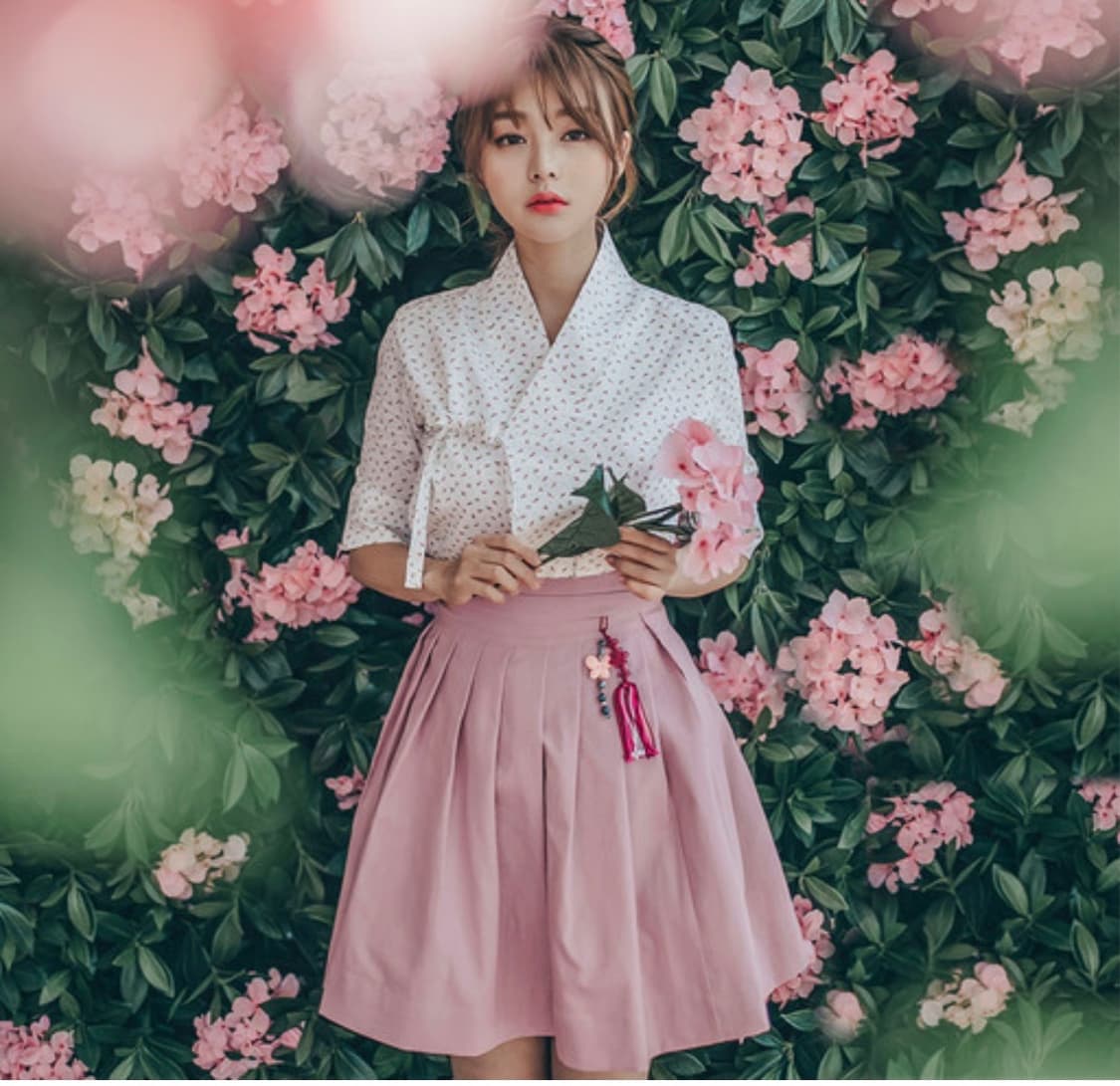 수설화 철릭스커트 상품이미지1