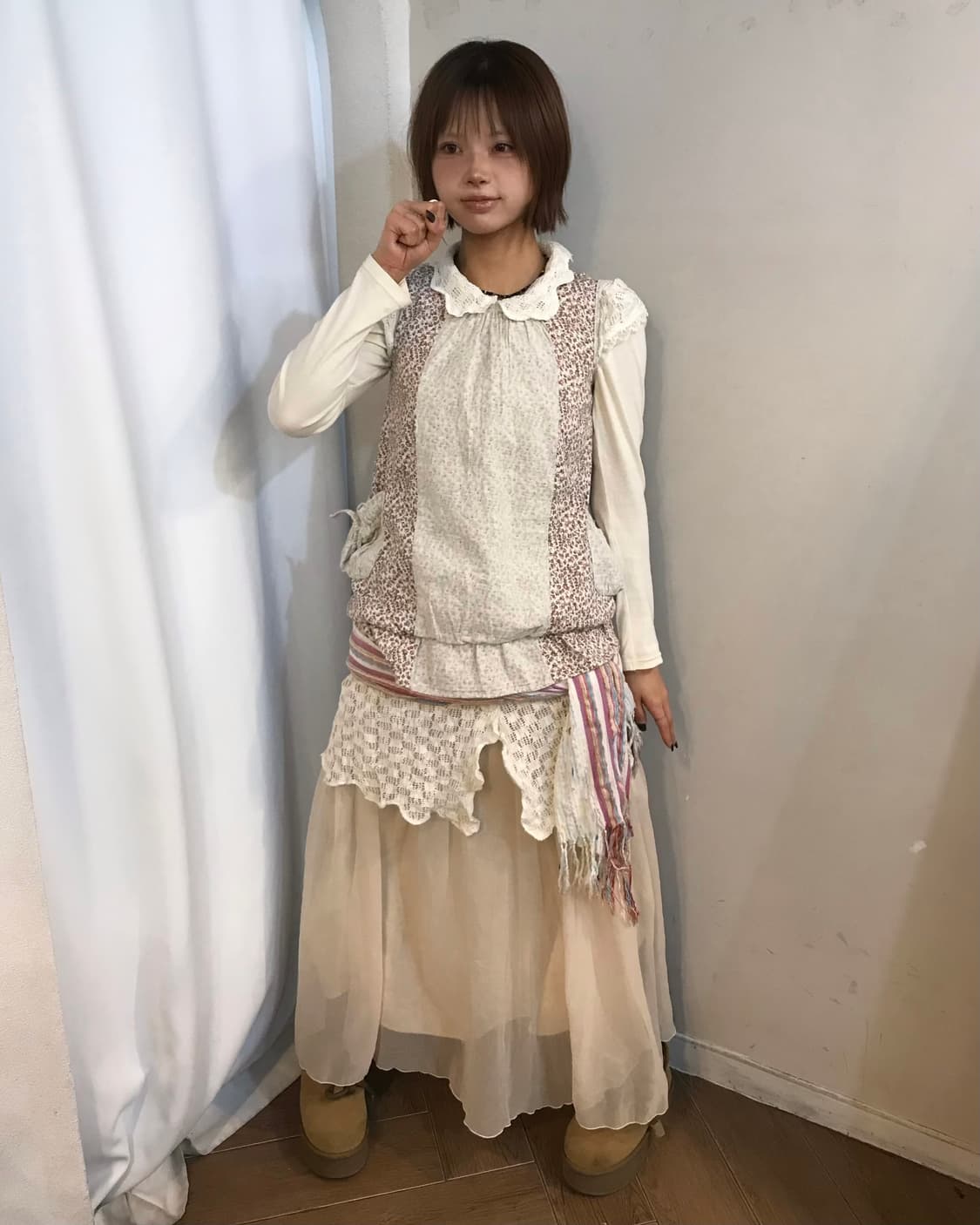 No. 잔꽃 레이스  하구미 Set  상품이미지3