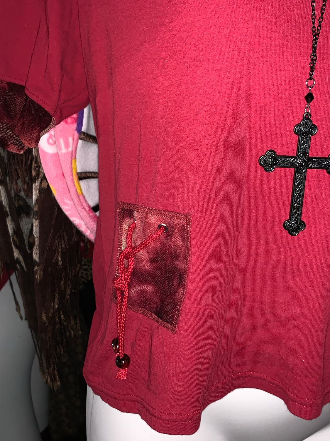 오리엔탈 그런지 펑크 포켓 반팔 상품이미지3