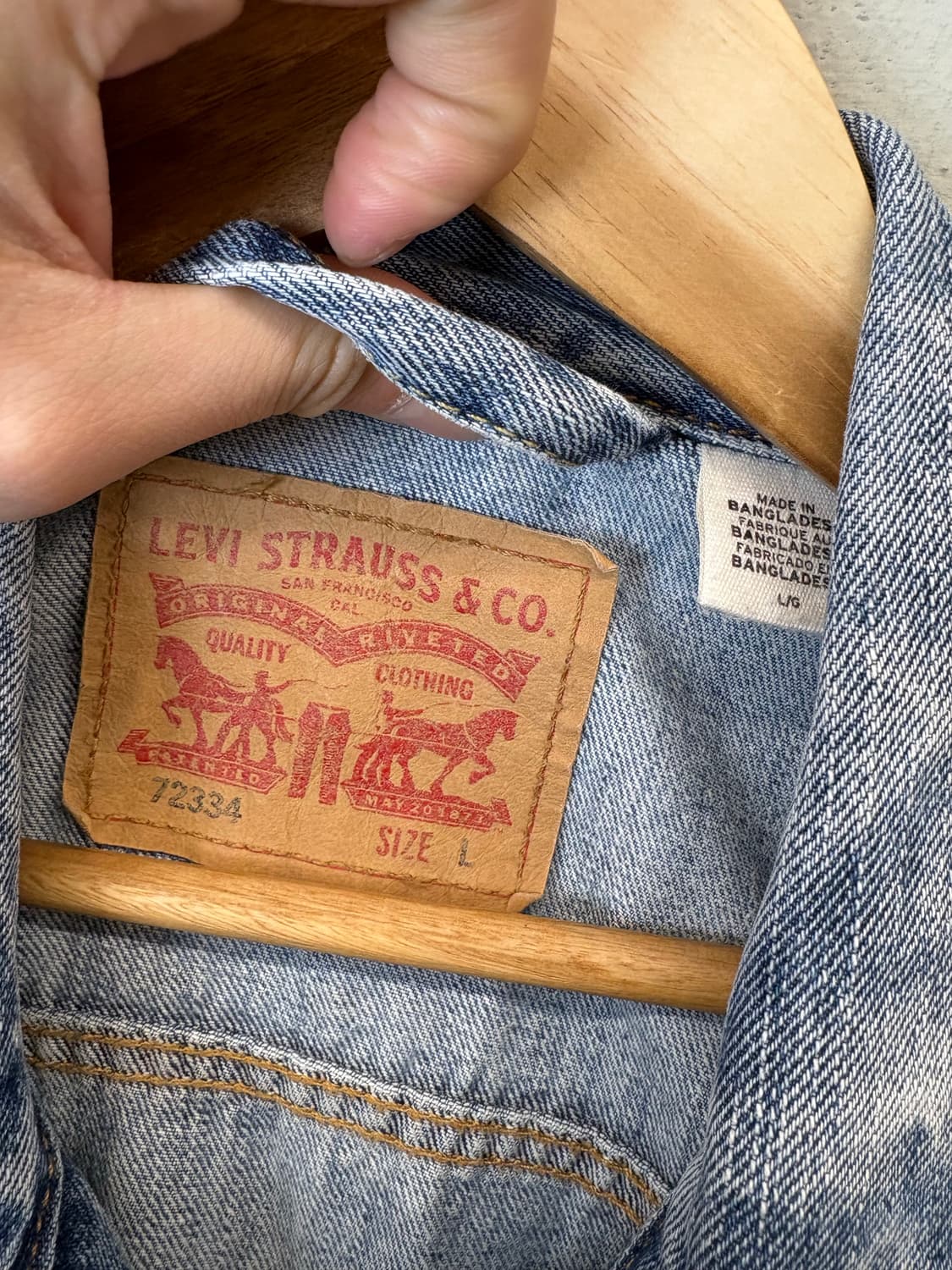 리바이스 빈티지 캔버스 트러커 자켓 상품이미지6