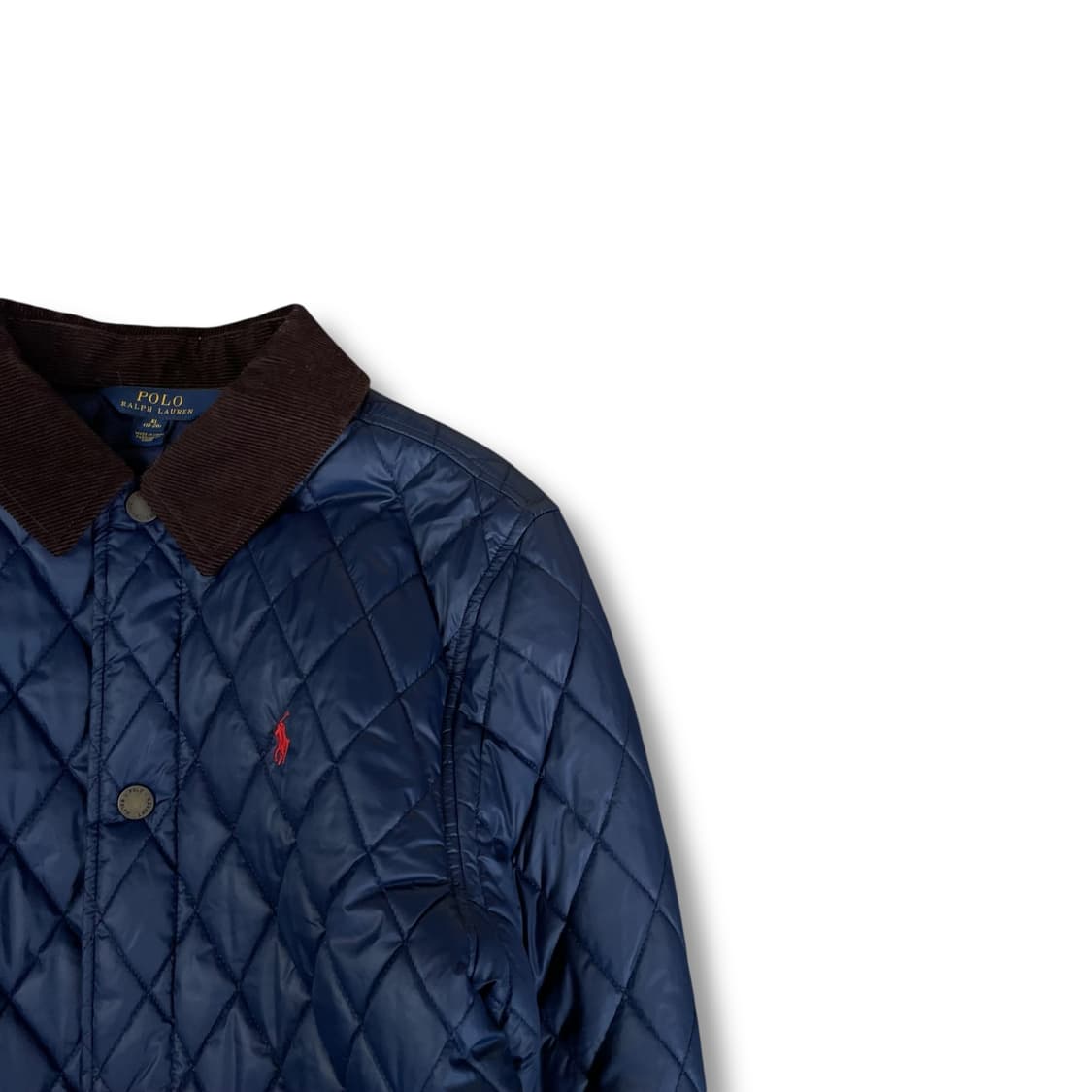 폴로 랄프로렌 네이비 카라 퀄팅 자켓 XL 상품이미지2