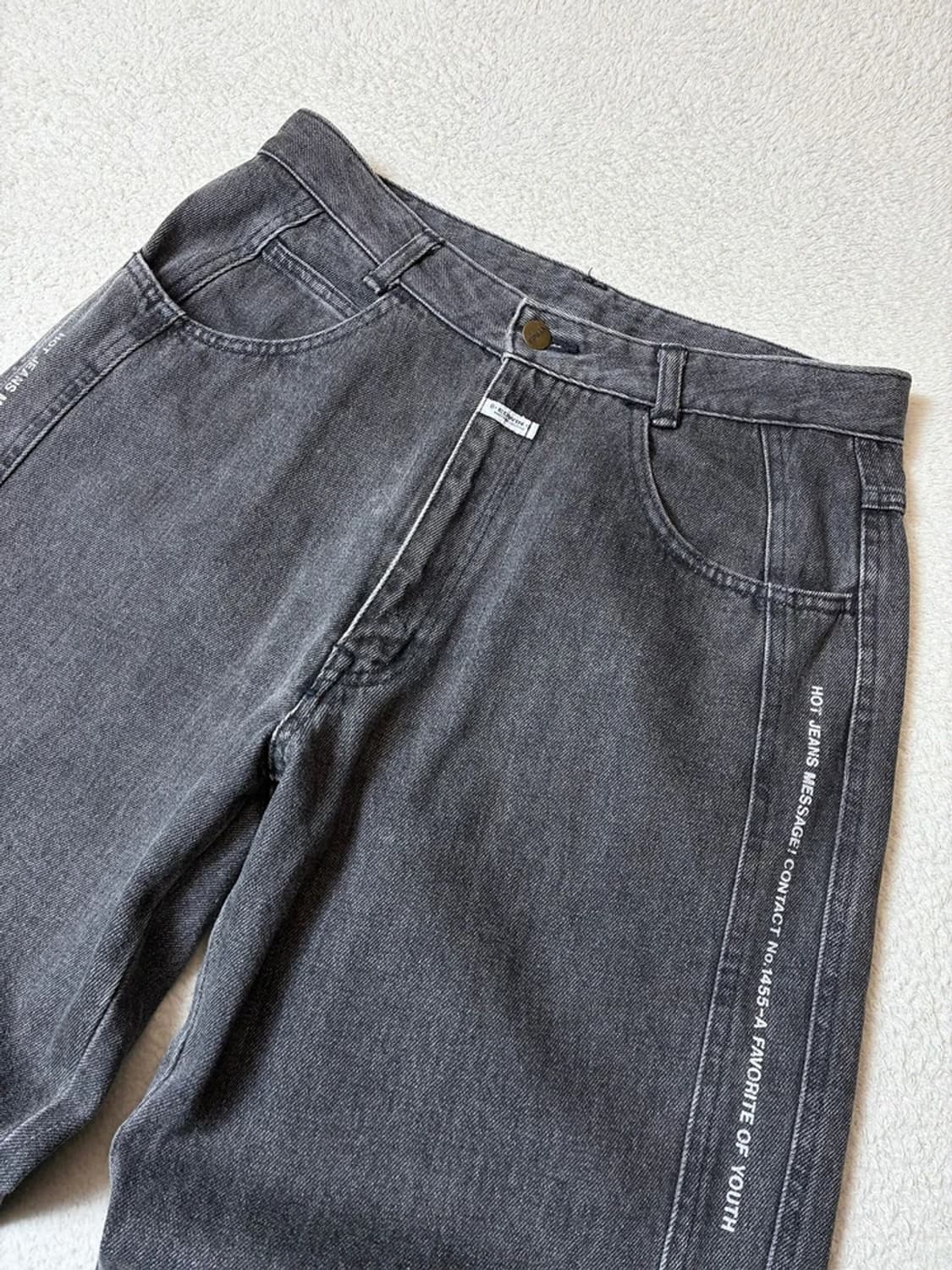 에드윈 EDWIN 재팬 80's 레터링 데님 팬츠 PN7912 상품이미지2