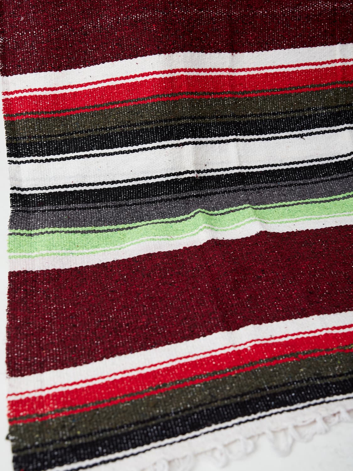 Vintage Mexican rug(burgundy) 상품이미지3