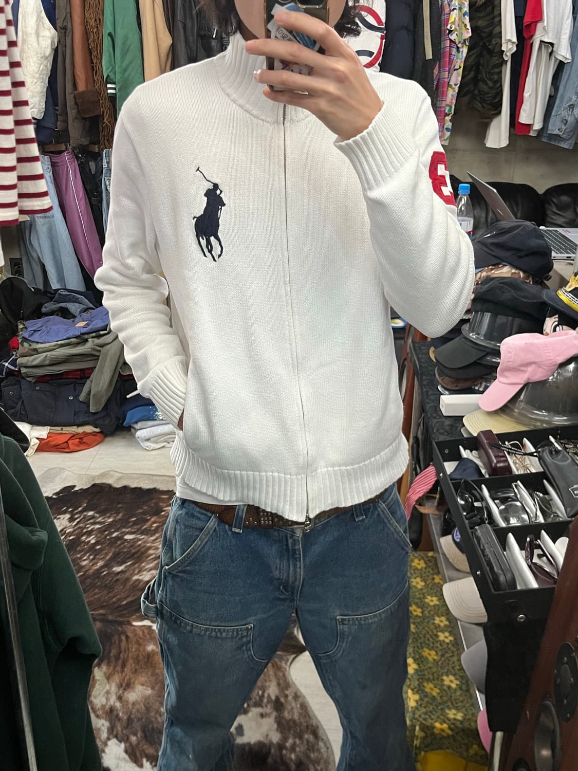 Polo Ralph Lauren Big Pony Cotton Zip Up 상품이미지1