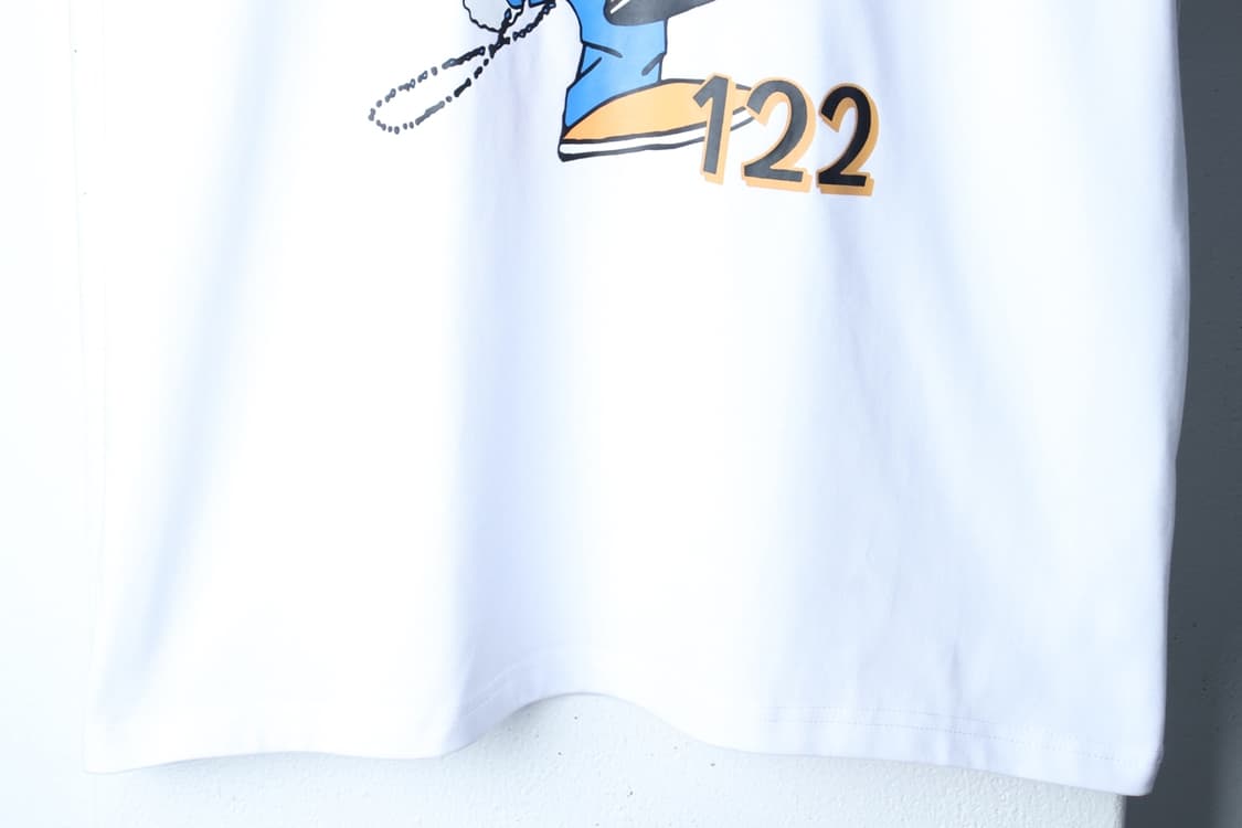 (M-XL) 베테제 반팔 티셔츠 새상품 화이트 토끼프린팅-H32028 상품이미지4