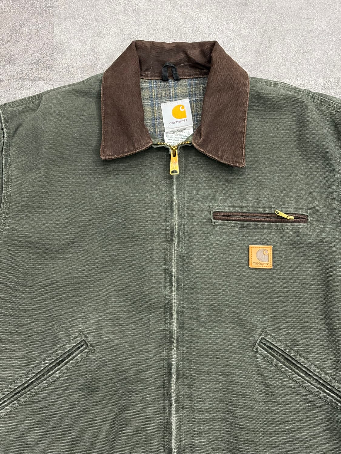 00s 칼하트 j97 디트로이트 mos 모스그린 자켓 상품이미지2